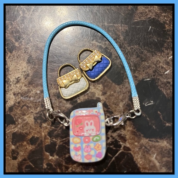 Labubu Blue, White and Multicolored Accessory Bundle - Picture 1 of 1